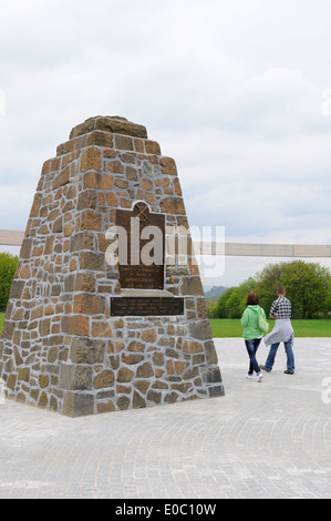 Battaglia di Bannockburn memorial presso il campo di battaglia in Aberdeen, Scozia. Foto Stock