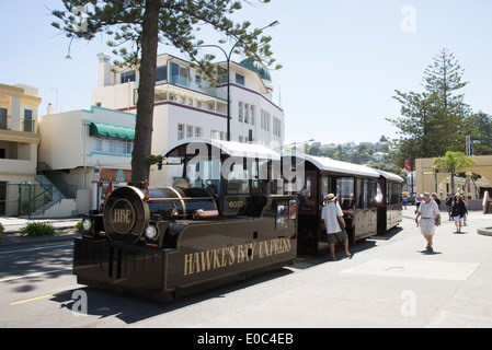 Treno di terra di Hawkes Bay Express in Napier, Nuova Zelanda Foto Stock