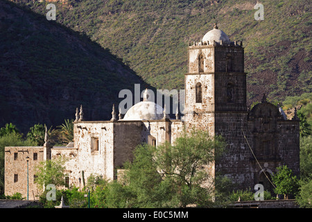 San Javier missione (ca. 1758), San Javier, vicino a Loreto, Baja California Sur, Messico Foto Stock