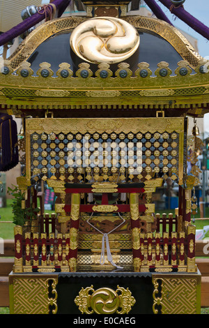 Santuario del tempio, Shirahama, Minamiboso, nella prefettura di Chiba, Giappone Foto Stock