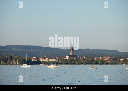 Radolfzell, Lago di Costanza, Baden-Württemberg, Germania Foto Stock