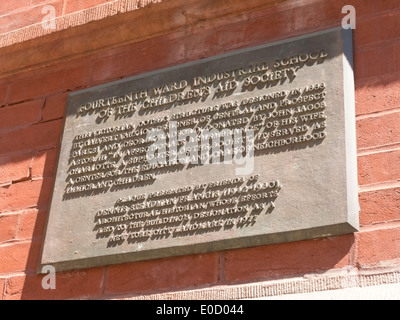 Quattordicesima Ward scuola industriale dei bambini società aiuti, NYC,USA Foto Stock