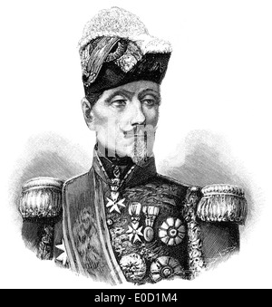 Armand-Jacques Leroy de Saint-Arnaud (1796-1854), un soldato francese e il Maresciallo di Francia, Ministro francese della guerra, Comandante Foto Stock