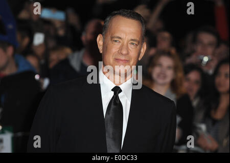 Londra, UK, UK. Xx oct, 2013. Tom Hanks assiste la chiusura notte di Gala per Premiere Europeo di ''Saving il signor Banks'' durante la 57th BFI London Film Festival di Odeon Leicester Square. © Ferdaus Shamim/ZUMA filo/ZUMAPRESS.com/Alamy Live News Foto Stock