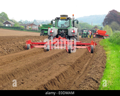 Allevamento nella valle del Wye Foto Stock