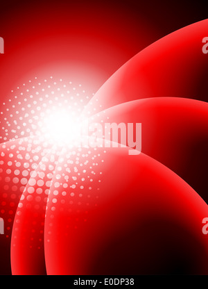 Abstract sfondo in colore rosso Foto Stock
