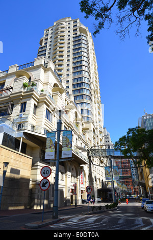 Michelangelo Towers, Maude Street, CBD, Sandton Johannesburg, provincia di Gauteng, Repubblica del Sud Africa Foto Stock