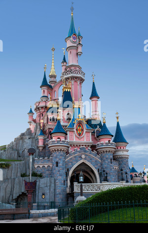 Sleeping Beauty castle a Disneyland Parigi Foto Stock