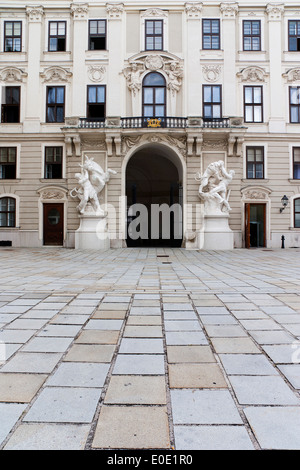 Palazzo di Hofburg di Vienna Foto Stock