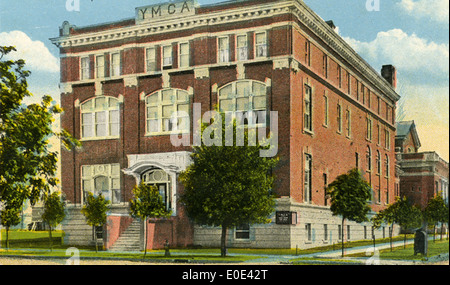 Giovani uomini cristiane dell'edificio di associazione Foto Stock