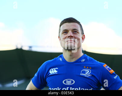 Dublino, Irlanda. Il 10 maggio, 2014. Brian O'Driscoll (Leinster) dopo la RaboDirect Pro 12 gioco tra Leinster ed Edimburgo dall'Arena RDS. Credito: Azione Sport Plus/Alamy Live News Foto Stock