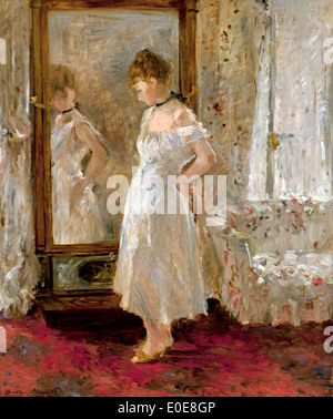 La psiche specchio 1876 Berthe Morisot 1841 - 1895 Francia - Francese Foto Stock