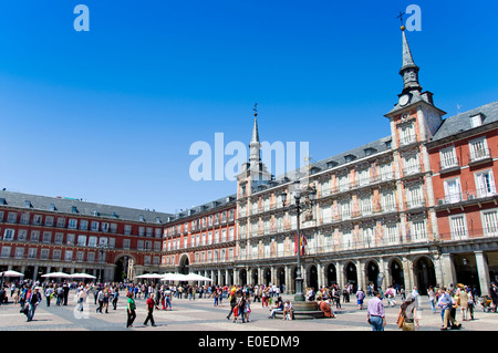 Plaza Mayor, Madrid, Spagna Foto Stock