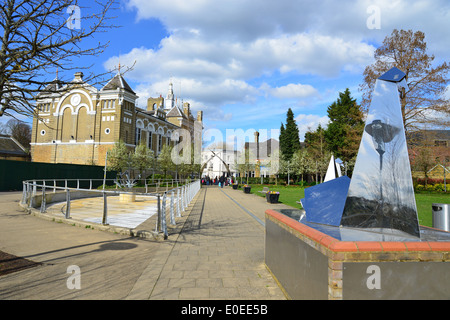 Memorial Gardens, Staines-upon-Thames, Surrey, England, Regno Unito Foto Stock