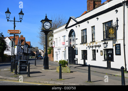Ye Olde George Inn, High Street, Colnbrook, Berkshire, Inghilterra, Regno Unito Foto Stock