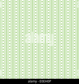 Sfondo a strisce verdi e bianche Foto Stock