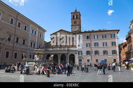 Marienkirche, Trastevere, Rom, Italien - Basilica di Santa Maria, Trastevere, Roma, Italia Foto Stock