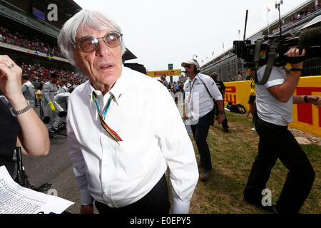 Circuito de Barcelona-Catalunya, Barcelona, Spagna. 11 Maggio, 2014. Gran Premio di Spagna, Bernie Ecclestone (GBR, Presidente e CEO di Formula One Management e Formula One Administration), Credit: dpa picture alliance/Alamy Live News Foto Stock