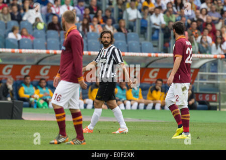 Roma, Italia. 11 Maggio, 2014. Andrea Pirlo della Juventus FC durante la Serie A match tra Roma e Juventus FC il 11 maggio 2014, nello Stadio Olimpico di Roma. Credito: Manuel Romano/NurPhoto/ZUMAPRESS.com/Alamy Live News Foto Stock