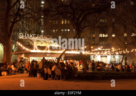 Shake Shack a Madison Square Park a Manhattan Foto Stock