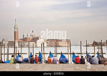 Chiesa di San Giorgio Maggiore, San Giorgio Maggiore isola, Venezia Foto Stock