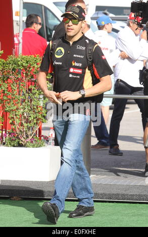 Barcellona, Spagna. Il 10 maggio, 2014. FIA Formula 1 Gran Premio di Spagna. In arrivo per la giornata di qualificazione, Pastor Maldonado (VEN) team Lotus F1 © Azione Sport Plus/Alamy Live News Foto Stock