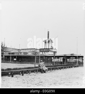 Aeroporto di Tempelhof di Berlino in Germania 1937 Foto Stock