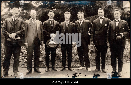 [Gruppo ritratto di james fenton, Edward Riley, Francesco forde, James Scullin, Frank Brennan, William maloney e norman makin, Canberra, 1920, 1] Foto Stock