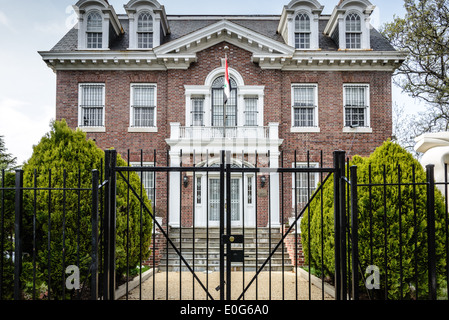 Ambasciata della Siria (chiuso il 14 marzo 2014), 2215 Wyoming Avenue NW, Washington DC Foto Stock