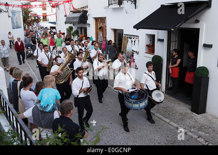 Chiesa parade, Altea, PROVINCIA Alicante, Spagna Foto Stock