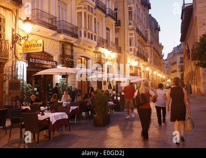 Bar, Calle de Caballeros, Provincia Valencia, Valencia, Spagna Foto Stock