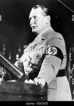 Gen 01, 1940 - Germania - File foto: circa 1940s. Leader nazista Hermann Goering. Foto Stock