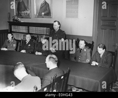 Vidkun Quisling in Drontheim. 1941/11/14-15. Foto Stock