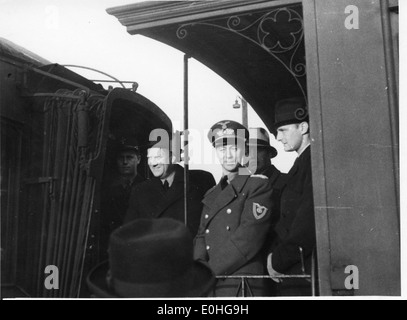 Vidkun Quisling in Drontheim. 1941/11/14-15. Foto Stock