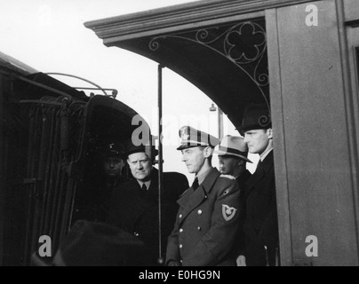 Vidkun Quisling in Drontheim. 1941/11/14-15. Foto Stock