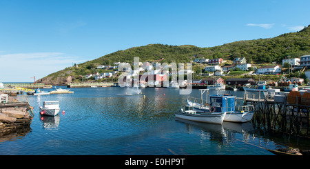 Barche a Petty Harbor-Maddox Cove, San Giovanni, Avalon Penisola, Terranova e Labrador, Canada Foto Stock