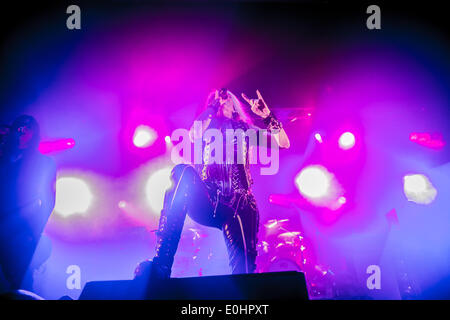 Speyer, Renania-Palatinato, Germania. 13 Maggio, 2014. Doro Pesch durante un concerto a Halle 101 il 13 maggio 2014 a Speyer, Germania. Credito: Ulrich Roth/NurPhoto/ZUMA Press, Inc./Alamy Live News Foto Stock