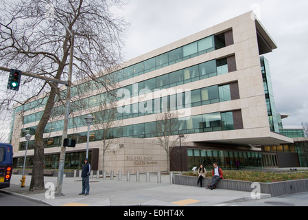 Bill e Melinda Gates Foundation edificio, Seattle, nello Stato di Washington, USA Foto Stock