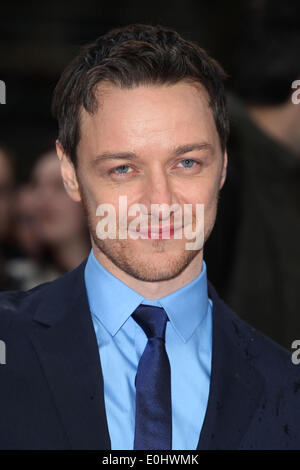 Londra, Regno Unito. Il 12 maggio 2014. James McAvoy arrivano le UK Premiere di 'X-Men: giorni di Futuro Passato' di Odeon Leicester Square, Londra. 12/05/2014 Credit: dpa picture alliance/Alamy Live News Foto Stock