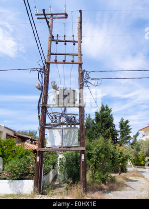 Elettricità stazione secondaria Foto Stock