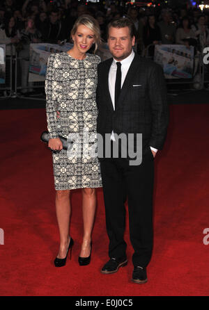 Londra, UK, UK. Xvii oct, 2013. James Corden assiste la premiere europeo di ''Una possibilità'' di Odeon Leicester Square. © Ferdaus Shamim/ZUMA filo/ZUMAPRESS.com/Alamy Live News Foto Stock