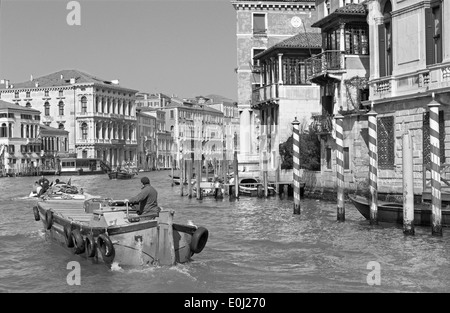 Venezia, Italia - 13 Marzo 2014: il Canal Grande. Foto Stock