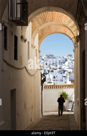 Vejer de la Frontera, la provincia di Cadiz Cadice, Andalusia, Spagna. Foto Stock