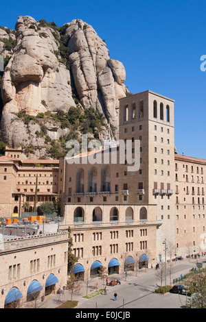 Abbazia di Montserrat in Catalogna. Foto Stock