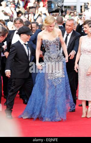 Cannes, Ca, Francia. 14 Maggio, 2014. Nicole Kidman in apertura.Cannes Film Festival 2014.Cannes, Francia.Maggio 14, 2014. Credito: Roger Harvey/Globe foto/ZUMAPRESS.com/Alamy Live News Foto Stock