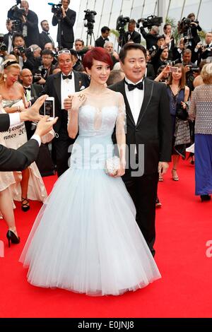 Cannes, Ca, Francia. 14 Maggio, 2014. Apertura.Cannes Film Festival 2014.Cannes, Francia.Maggio 14, 2014. Credito: Roger Harvey/Globe foto/ZUMAPRESS.com/Alamy Live News Foto Stock