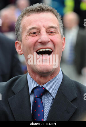 KEVIN RYAN GARA allenatore di cavalli IPPODROMO DI YORK YORK INGHILTERRA 15 Maggio 2014 Foto Stock