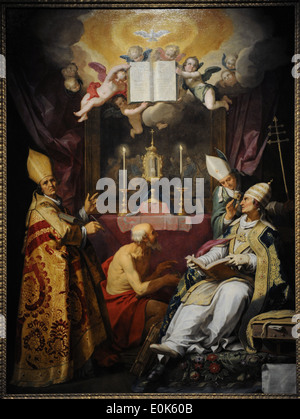 Abramo Bloemaert (1566-1651). Pittore olandese. I quattro Padri della Chiesa, 1632. Foto Stock