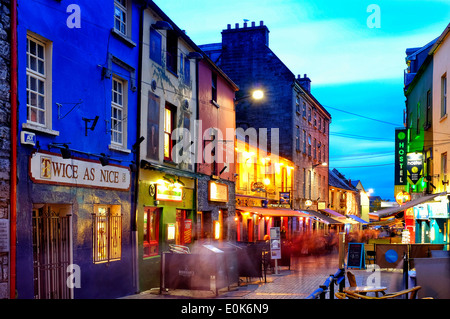 Quay Street, Galway, Irlanda Foto Stock