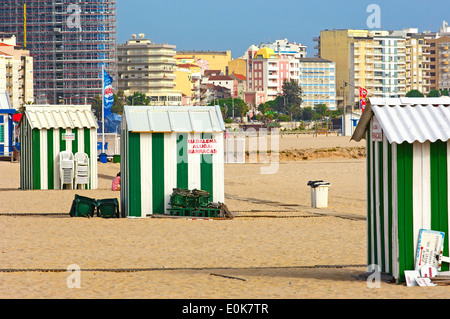 Figueira da Foz beach, Beira Litotal, distretto di Coimbra, Portogallo Foto Stock